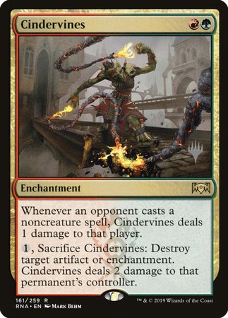 Cindervines [Ravnica Allegiance Promos] | Cracking-Singles