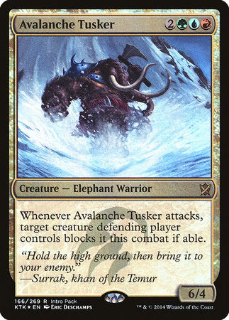 Avalanche Tusker [Khans of Tarkir Promos] | Cracking-Singles