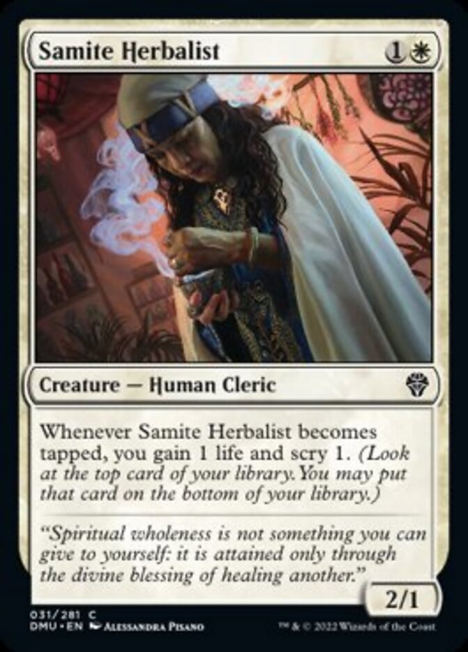 Samite Herbalist [Dominaria United] | Cracking-Singles