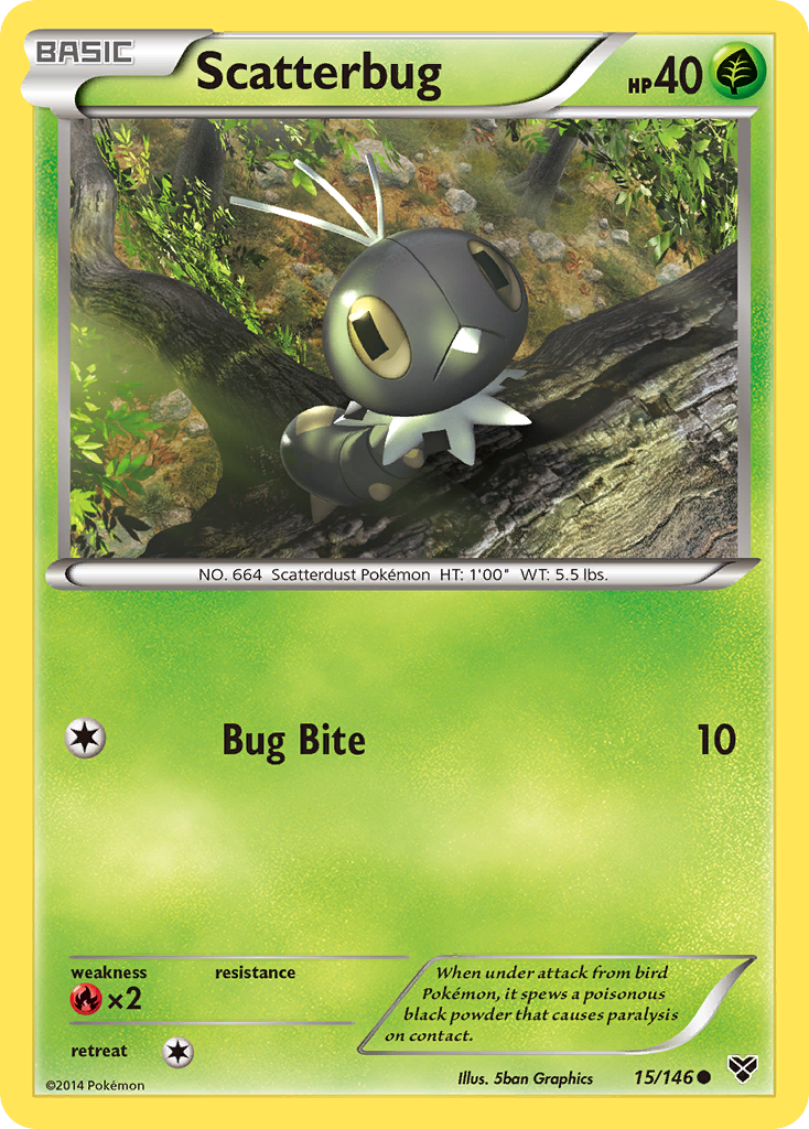 Scatterbug (15/146) [XY: Base Set] | Cracking-Singles