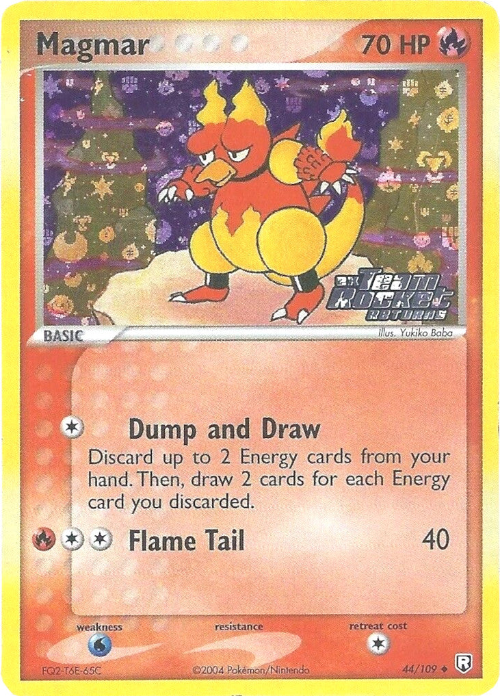 Magmar (44/109) (Stamped) [EX: Team Rocket Returns] | Cracking-Singles