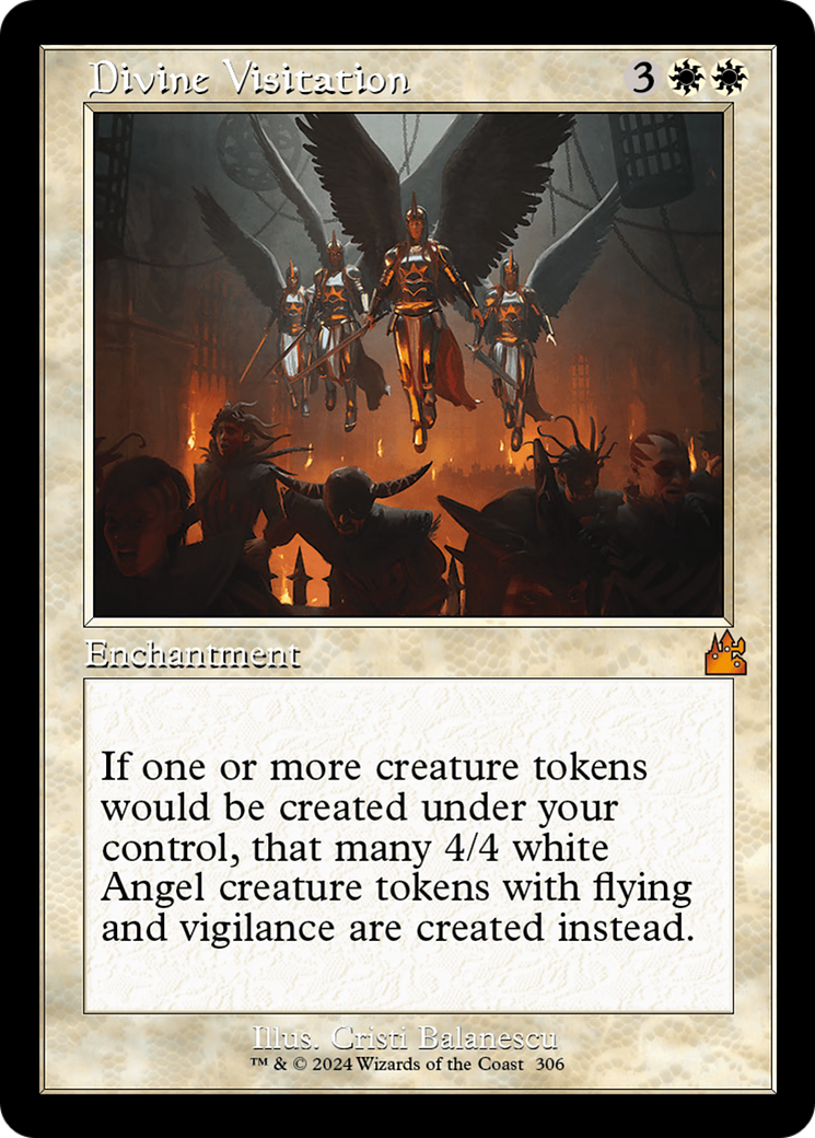 Divine Visitation (Retro Frame) [Ravnica Remastered] | Cracking-Singles