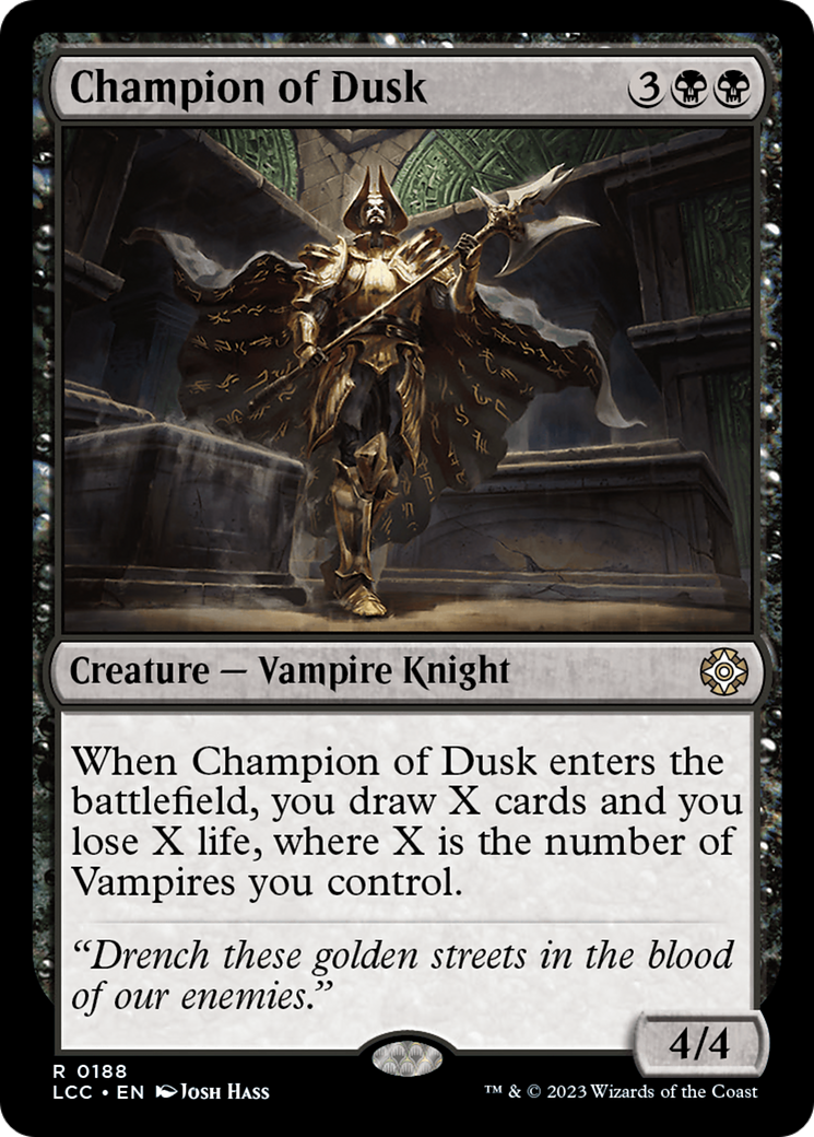 Champion of Dusk [The Lost Caverns of Ixalan Commander] | Cracking-Singles