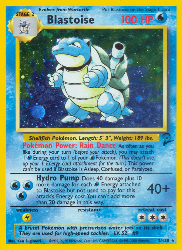 Blastoise (2/130) [Base Set 2] | Cracking-Singles