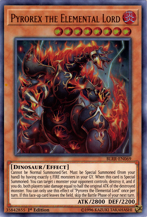 Pyrorex the Elemental Lord [BLRR-EN069] Ultra Rare | Cracking-Singles