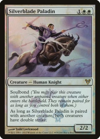 Silverblade Paladin [Avacyn Restored Promos] | Cracking-Singles