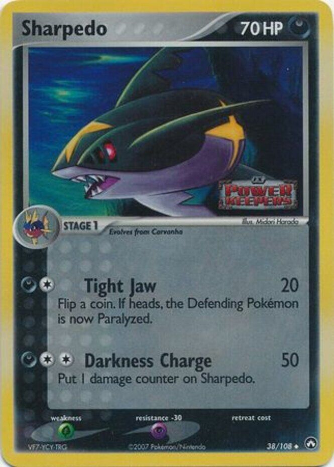 Sharpedo (38/108) (Stamped) [EX: Power Keepers] | Cracking-Singles