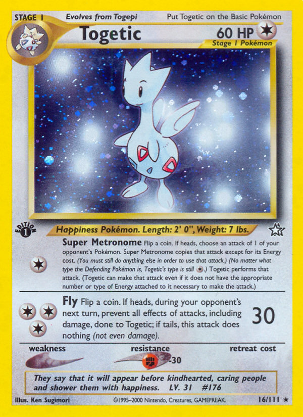 Togetic (16/111) [Neo Genesis 1st Edition] | Cracking-Singles