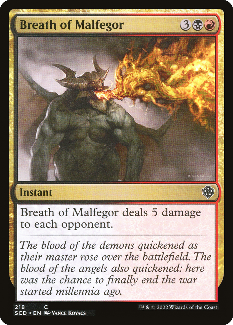 Breath of Malfegor [Starter Commander Decks] | Cracking-Singles