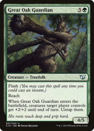 Great Oak Guardian [Commander 2015] | Cracking-Singles