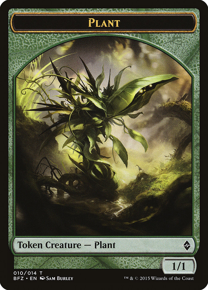 Plant [Battle for Zendikar Tokens] | Cracking-Singles