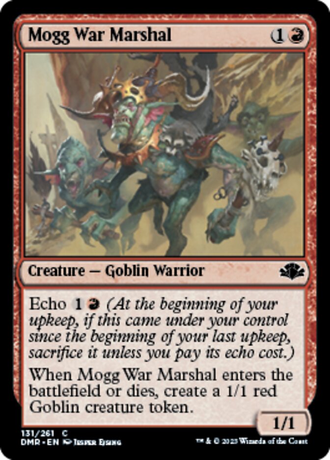 Mogg War Marshal [Dominaria Remastered] | Cracking-Singles