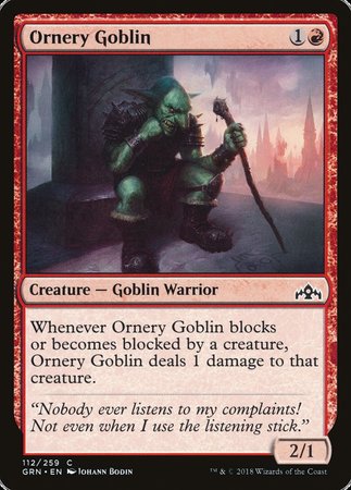 Ornery Goblin [Guilds of Ravnica] | Cracking-Singles