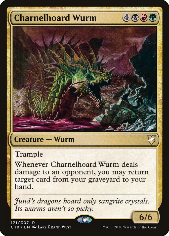 Charnelhoard Wurm [Commander 2018] | Cracking-Singles