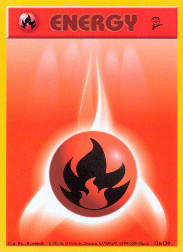 Fire Energy (126/130) [Base Set 2] | Cracking-Singles