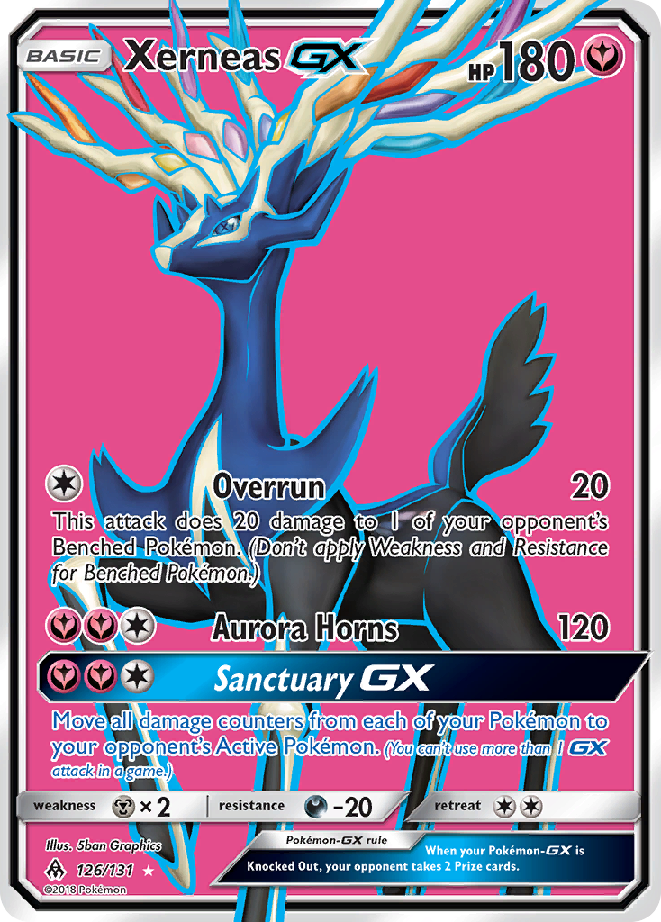 Xerneas GX (126/131) [Sun & Moon: Forbidden Light] | Cracking-Singles