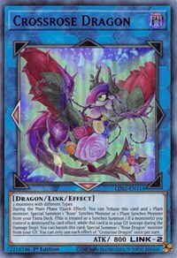 Crossrose Dragon (Blue) [LDS2-EN114] Ultra Rare | Cracking-Singles