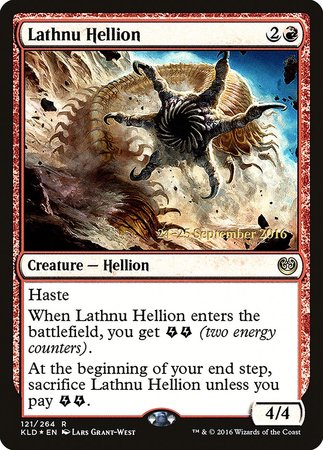 Lathnu Hellion [Kaladesh Promos] | Cracking-Singles