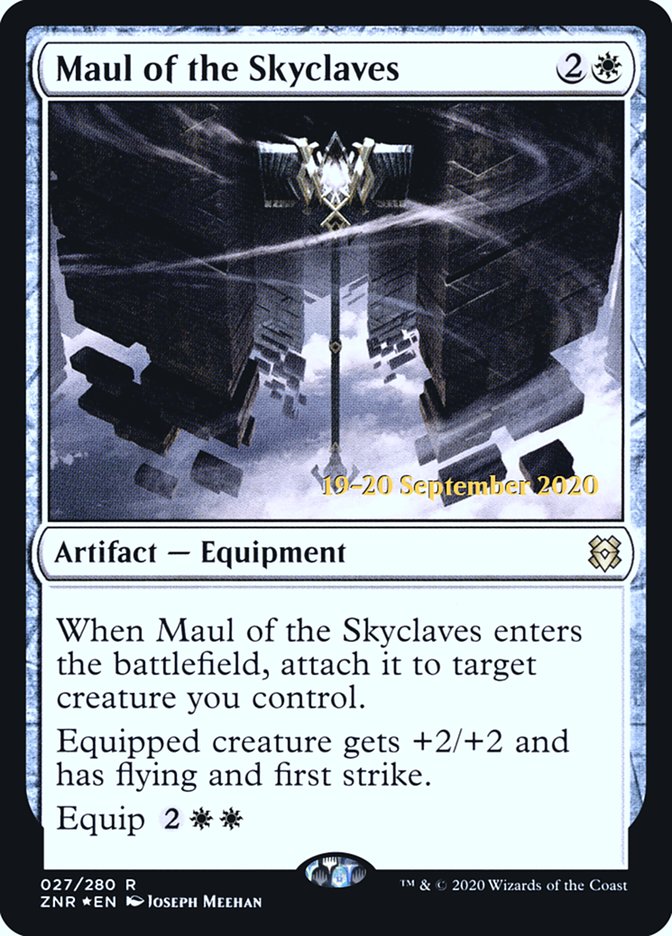 Maul of the Skyclaves  (Prerelease) [Zendikar Rising Prerelease Promos] | Cracking-Singles