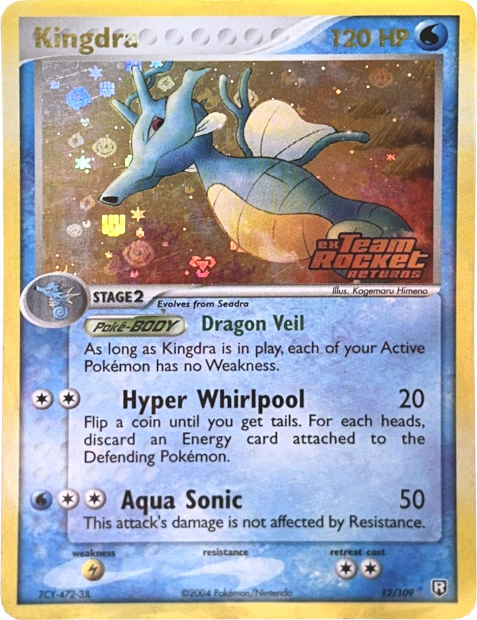 Kingdra (12/109) (Stamped) [EX: Team Rocket Returns] | Cracking-Singles