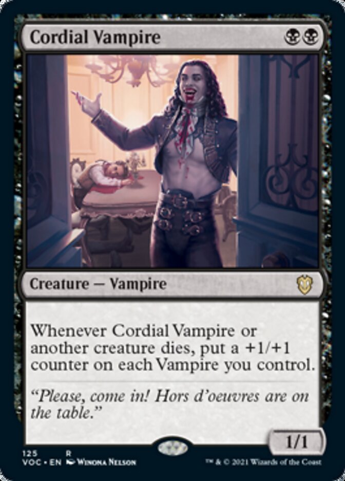 Cordial Vampire [Innistrad: Crimson Vow Commander] | Cracking-Singles