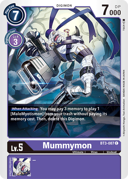 Mummymon [BT3-087] [Release Special Booster Ver.1.5] | Cracking-Singles