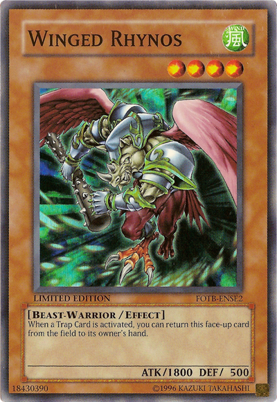 Winged Rhynos [FOTB-ENSE2] Super Rare | Cracking-Singles