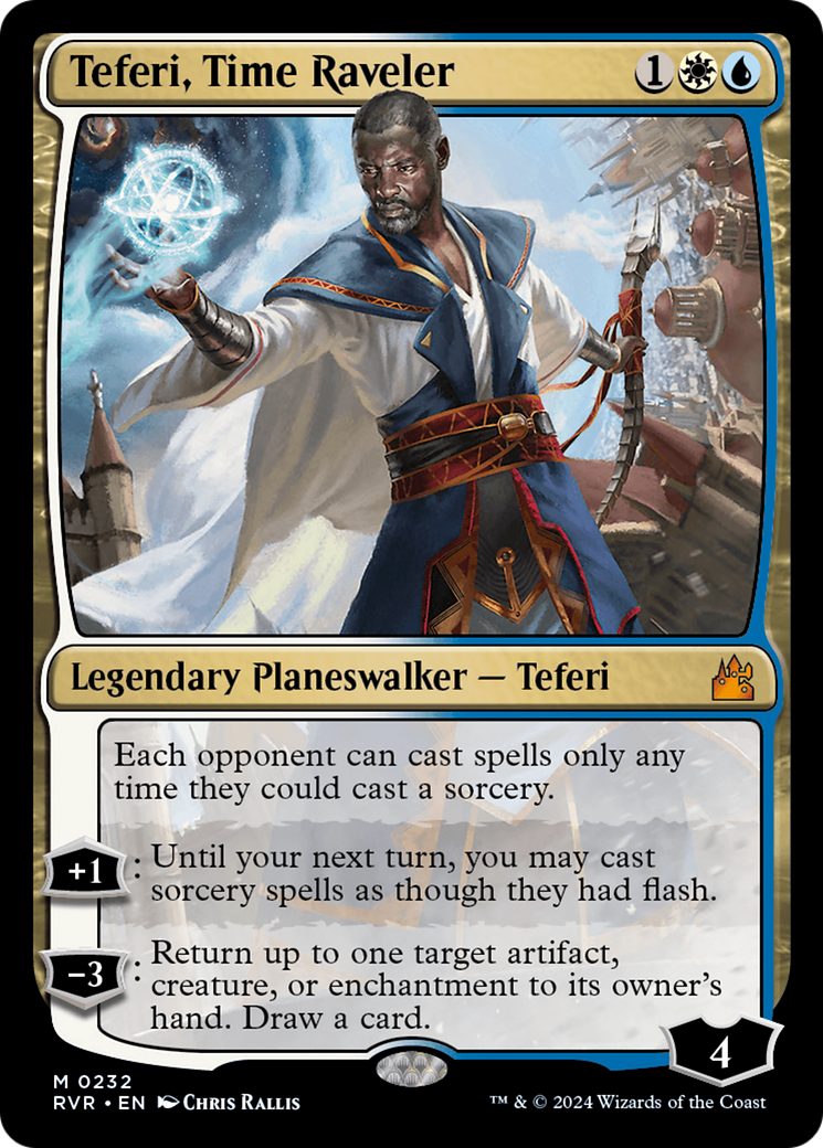 Teferi, Time Raveler [Ravnica Remastered] | Cracking-Singles