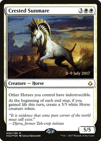 Crested Sunmare [Hour of Devastation Promos] | Cracking-Singles