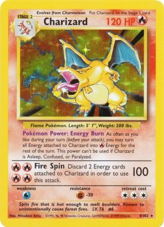 Charizard (4/102) [Base Set Unlimited] | Cracking-Singles