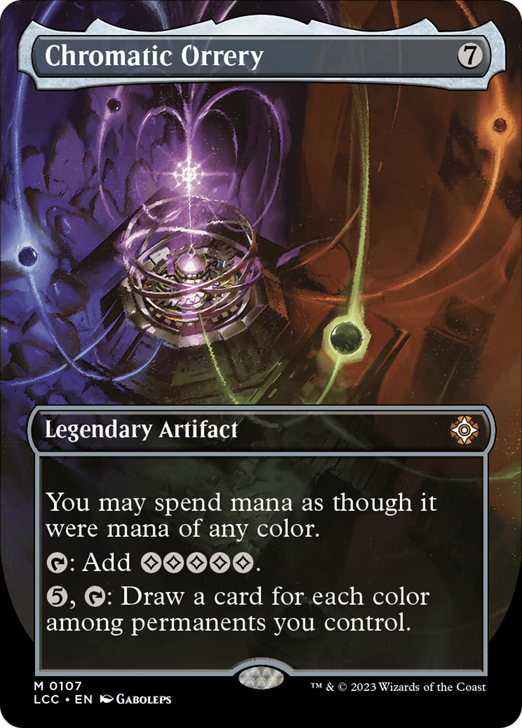 Chromatic Orrery (Borderless) [The Lost Caverns of Ixalan Commander] | Cracking-Singles