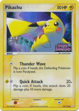 Pikachu (78/110) (Stamped) [EX: Holon Phantoms] | Cracking-Singles