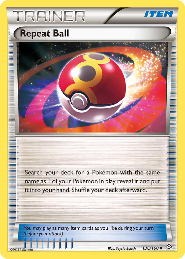 Repeat Ball (136/160) [XY: Primal Clash] | Cracking-Singles