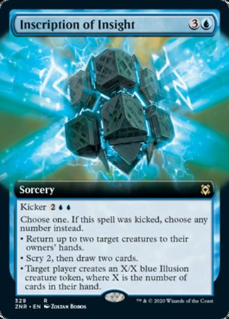 Inscription of Insight (Extended Art) [Zendikar Rising] | Cracking-Singles