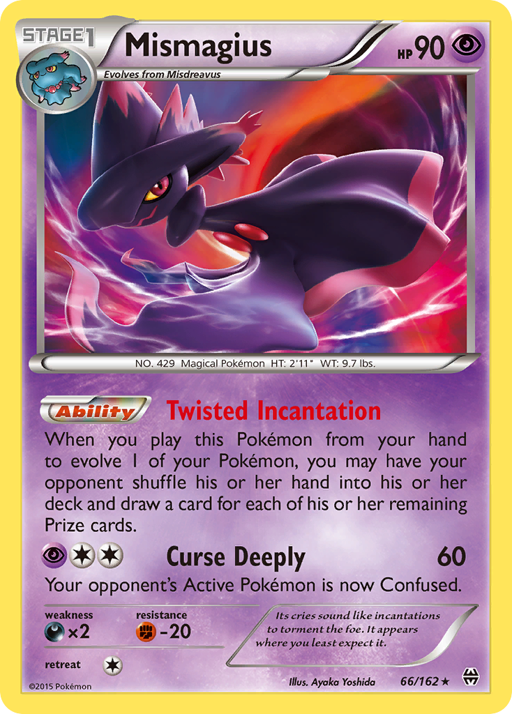 Mismagius (66/162) [XY: BREAKthrough] | Cracking-Singles