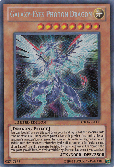 Galaxy-Eyes Photon Dragon [CT08-EN003] Secret Rare | Cracking-Singles