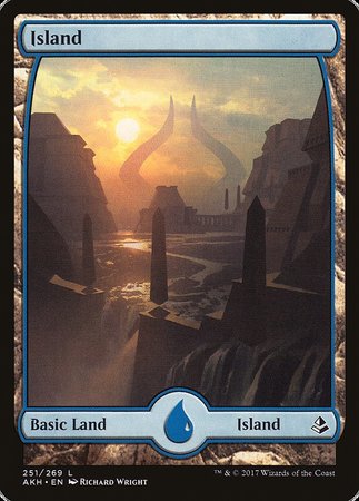 Island (251) - Full Art [Amonkhet] | Cracking-Singles