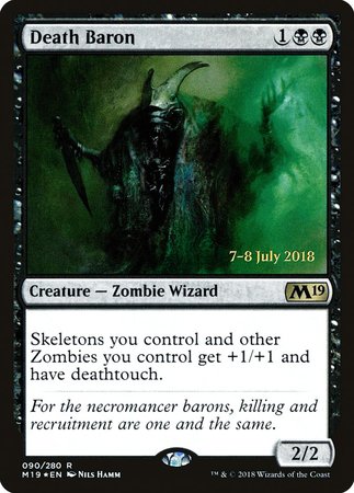 Death Baron [Core Set 2019 Promos] | Cracking-Singles