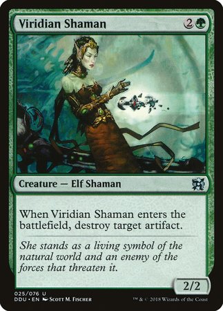 Viridian Shaman [Duel Decks: Elves vs. Inventors] | Cracking-Singles