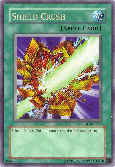 Shield Crush [PP01-EN007] Secret Rare | Cracking-Singles