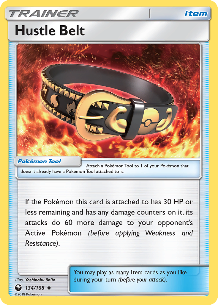 Hustle Belt (134/168) [Sun & Moon: Celestial Storm] | Cracking-Singles