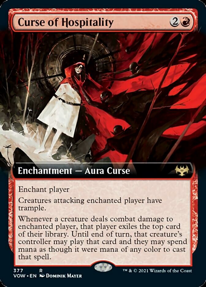 Curse of Hospitality (Extended) [Innistrad: Crimson Vow] | Cracking-Singles