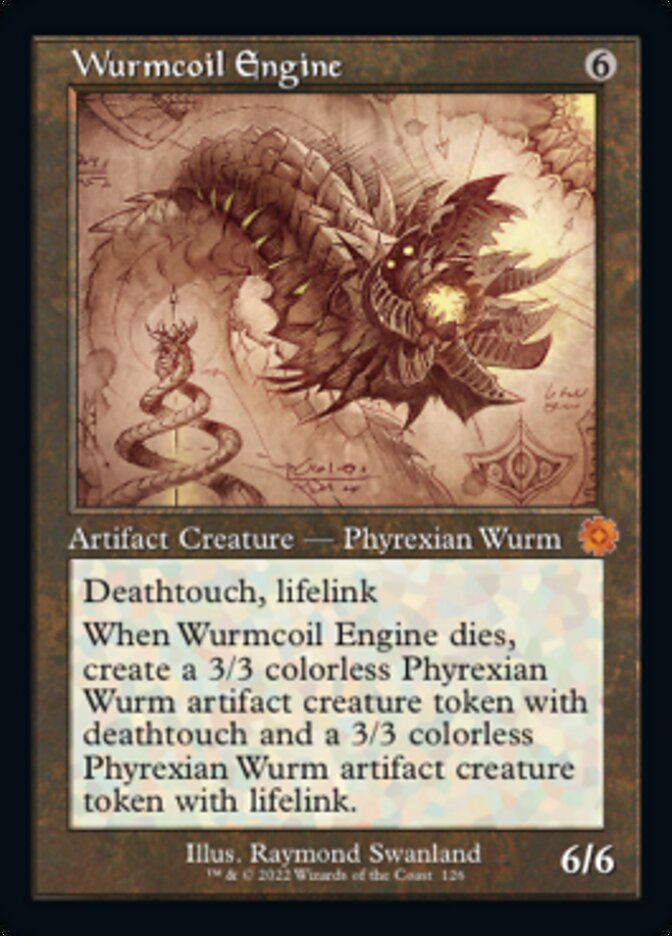 Wurmcoil Engine (Retro Schematic) [The Brothers' War Retro Artifacts] | Cracking-Singles