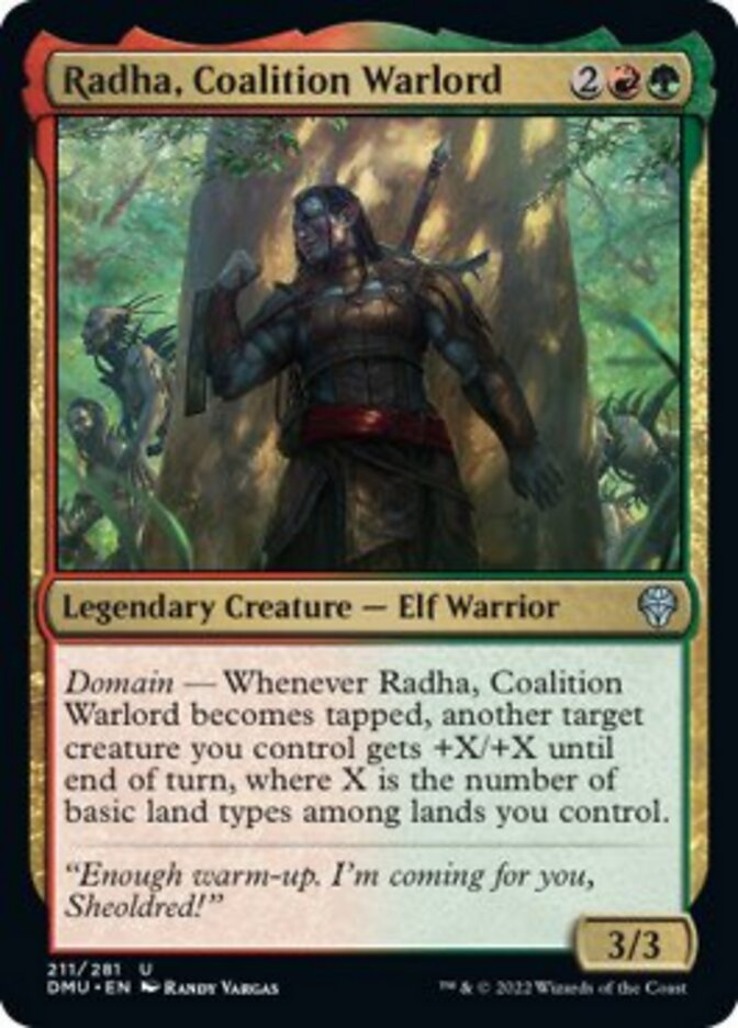 Radha, Coalition Warlord [Dominaria United] | Cracking-Singles