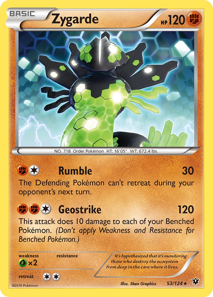 Zygarde (53/124) (Theme Deck Exclusive) [XY: Fates Collide] | Cracking-Singles