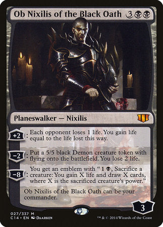 Ob Nixilis of the Black Oath [Commander 2014] | Cracking-Singles