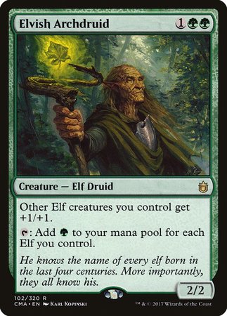 Elvish Archdruid [Commander Anthology] | Cracking-Singles