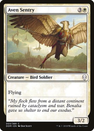 Aven Sentry [Dominaria] | Cracking-Singles