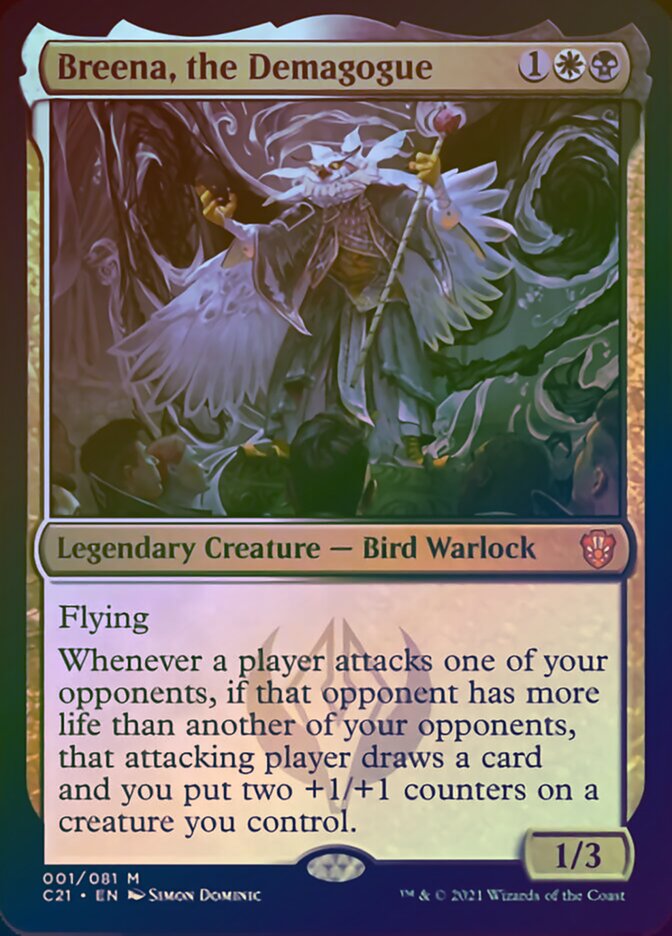 Breena, the Demagogue (Display Commander) [Commander 2021] | Cracking-Singles