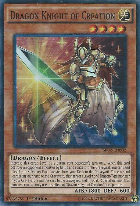 Dragon Knight of Creation [SR02-EN002] Super Rare | Cracking-Singles